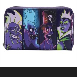 Loungefly Disneys Villians In The Dark Wallet